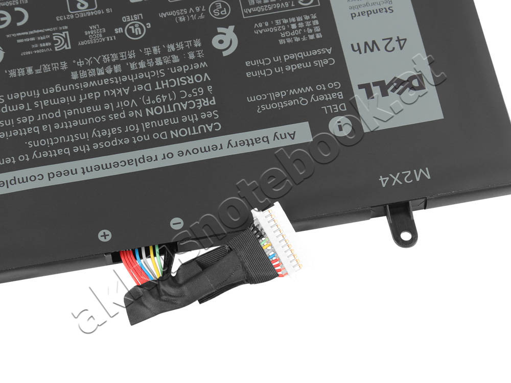 Original 42Wh 4-Zellen Dell Latitude 12 5290 Akku