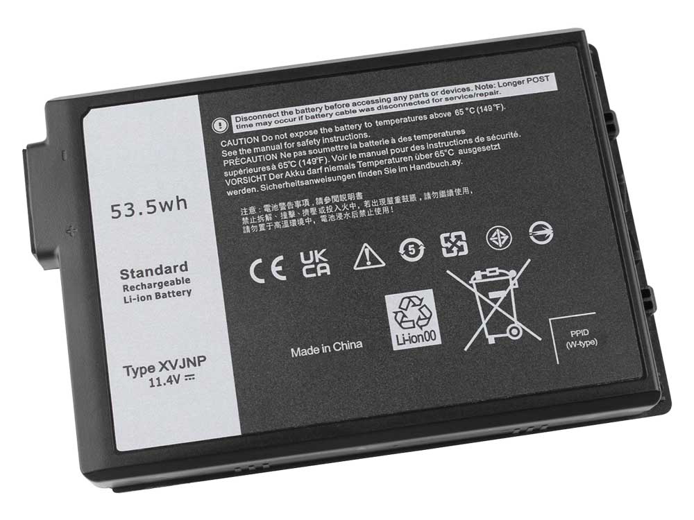 Original 4457mAh 53.5Wh 3-Zellen Dell Latitude 5430 Rugged Akku