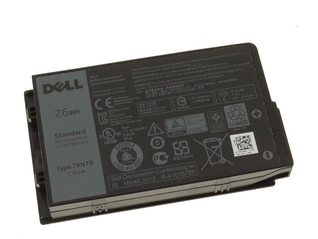 Original 26Wh 2-Zellen Dell Latitude 12 7202 T03H001 Akku