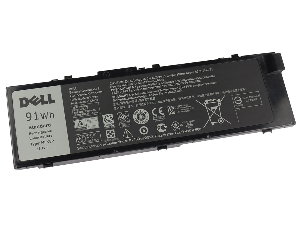 Original 6 Zellen 91Wh Dell Precision 7720-305R8 Akku