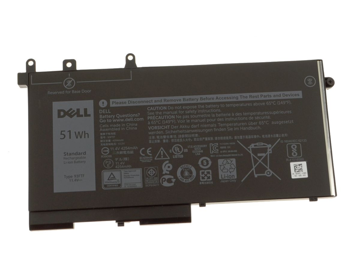 Original 4254mAh 51Wh 3 Zellen Akku Dell Latitude 15 5590 P60F002