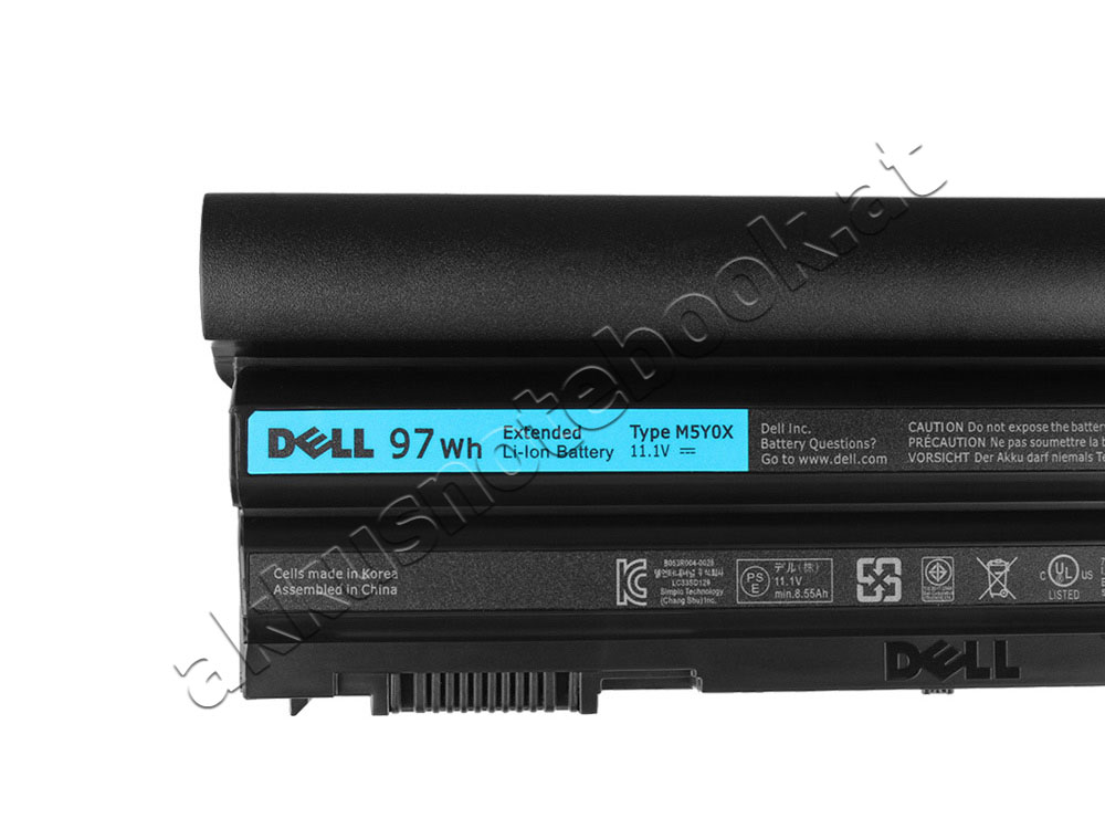 Original 9 Zellen 97Wh Dell Latitude E5430 P27G P27G001 Akku