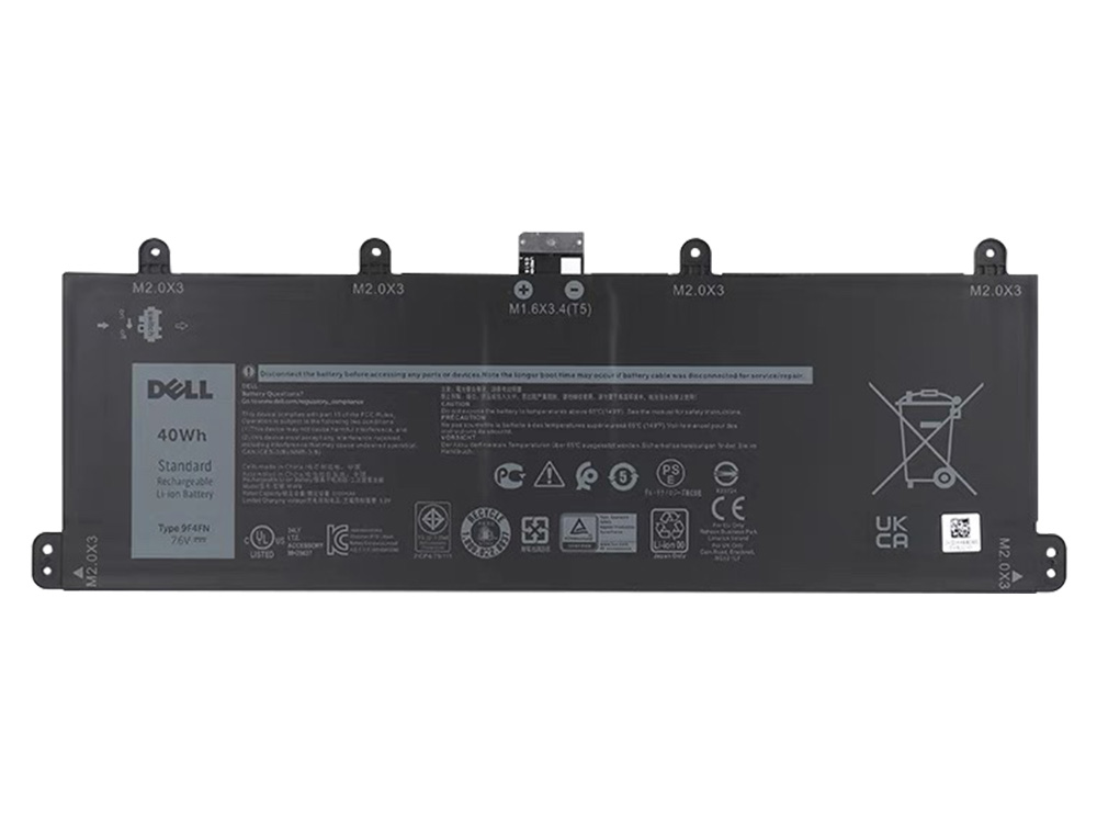 Original 5000mAh 40Wh 2-Zellen Dell 9F4FN Akku