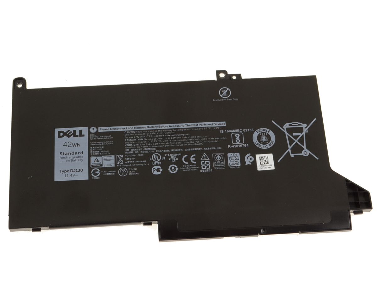 3600mAh 42Wh 3 Zellen Dell Latitude 7480 P73G001 Akku