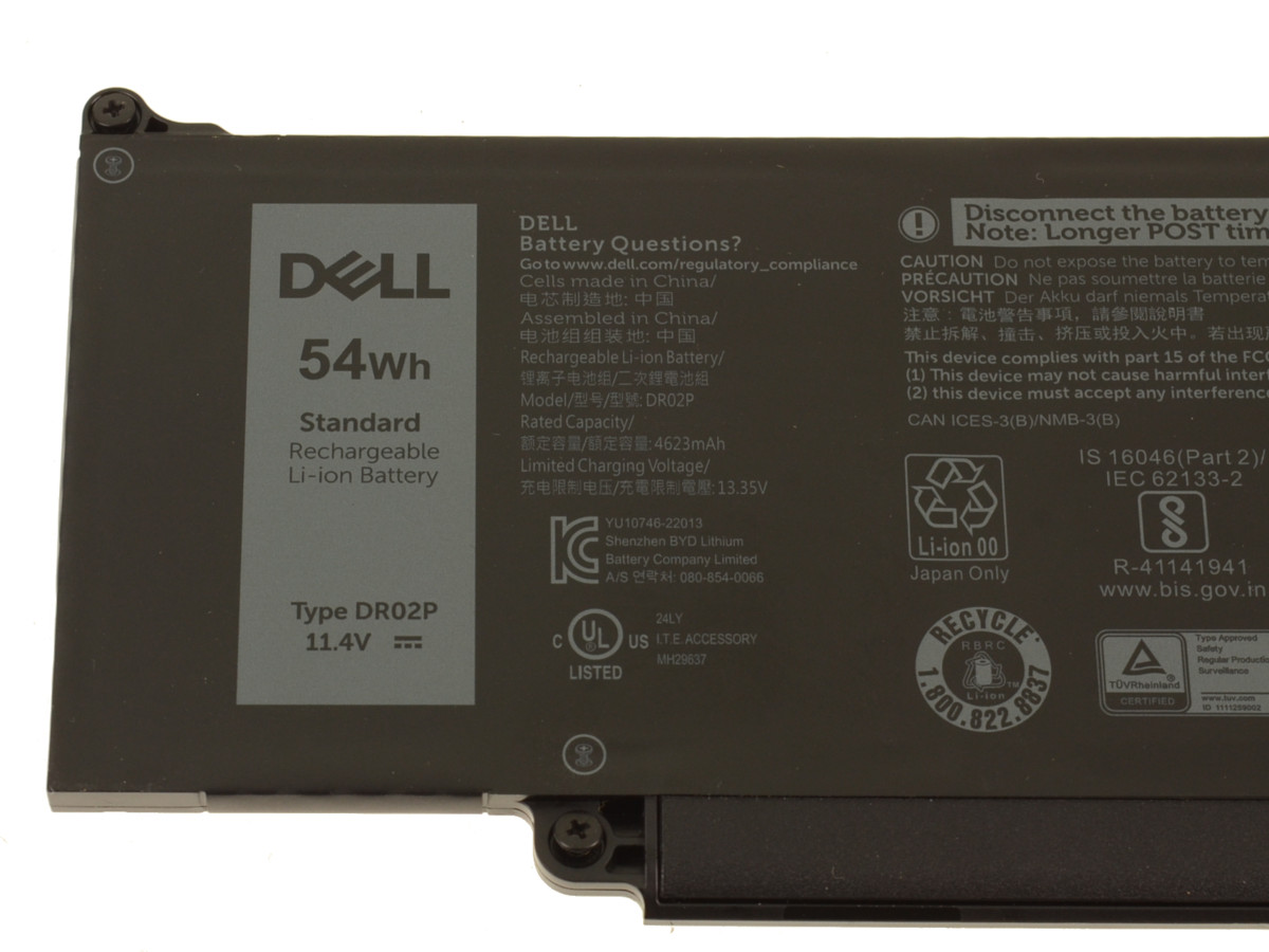 Original 4623mAh 54Wh 3-Zellen Dell Latitude 5440 P165G P165G003 Akku