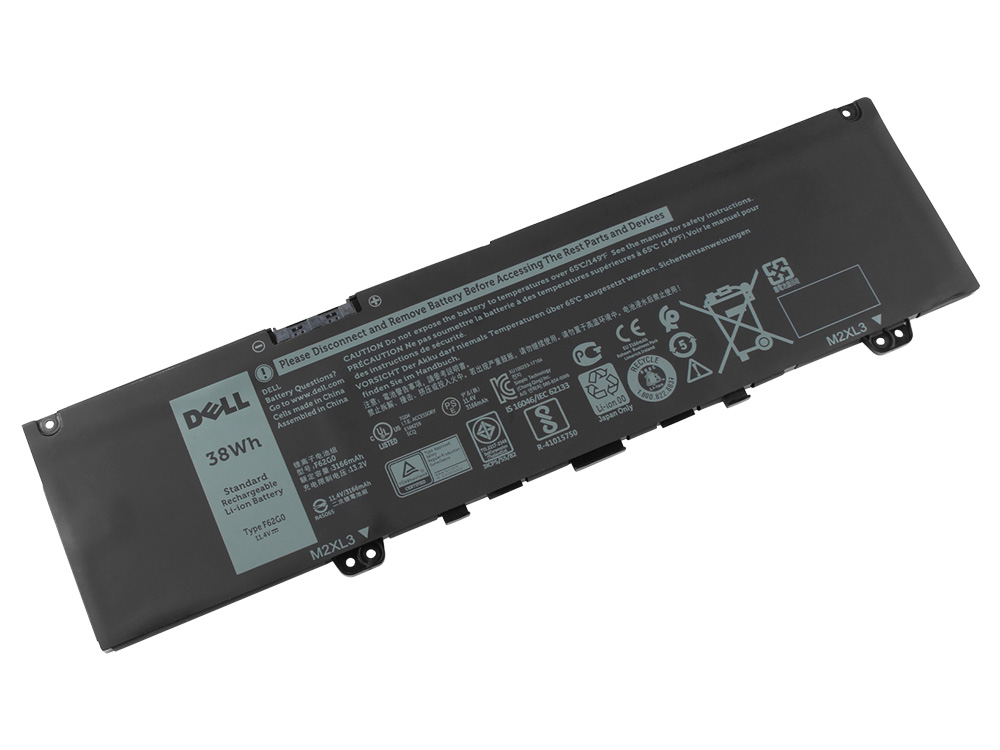 Original 3166mAh 38Wh 3 Zellen Akku Dell Inspiron 13 7373 P83G001