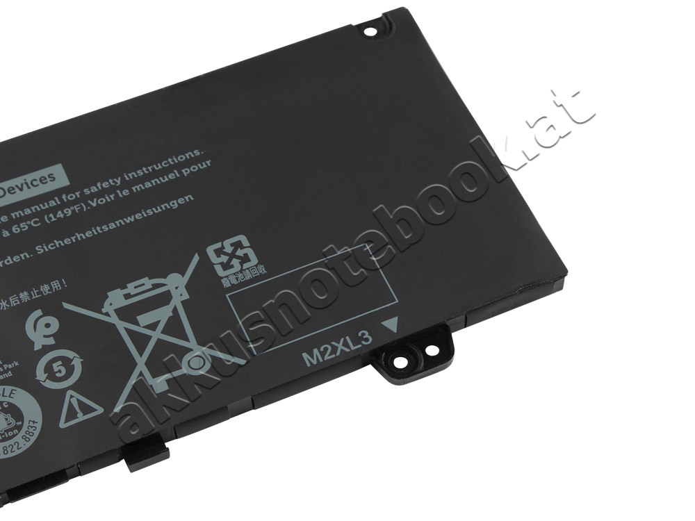 Original 3166mAh 38Wh 3 Zellen Akku Dell Inspiron 13 7370 P83G001