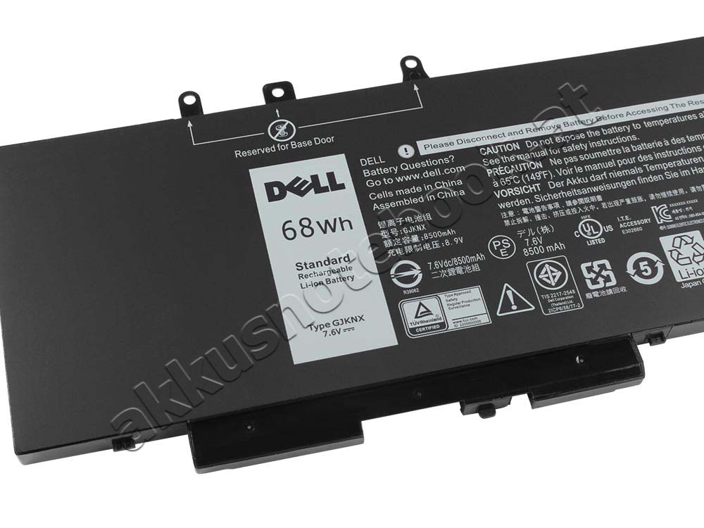 Original 8500mAh 68Wh Akku Dell Latitude 12 5290 P27S002