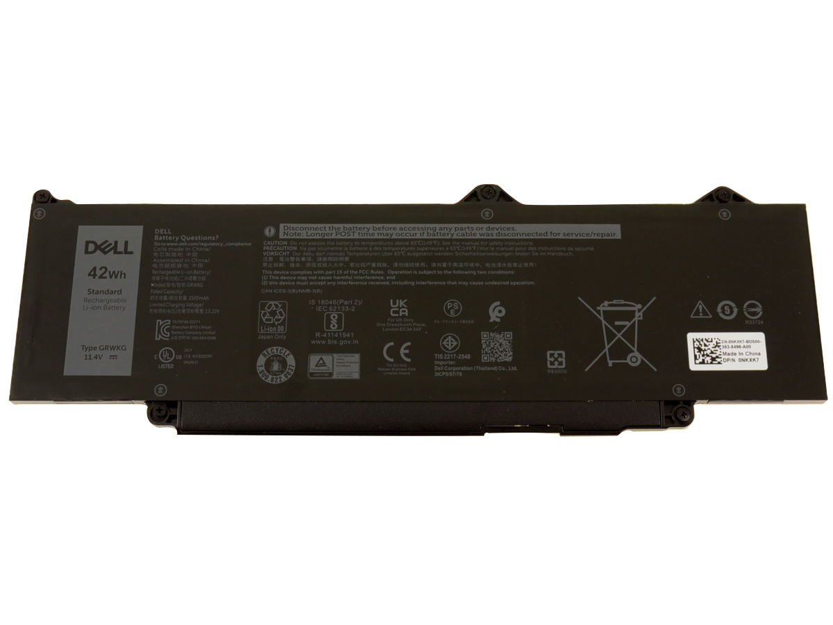 Original 3500mAh 42Wh 3-Zellen Dell GRWKG Akku