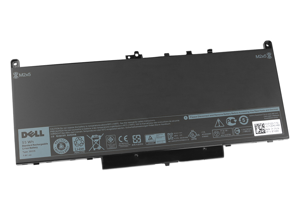 Original 7080mAh 55Wh Akku Dell Latitude 14 E7470-WMKPF