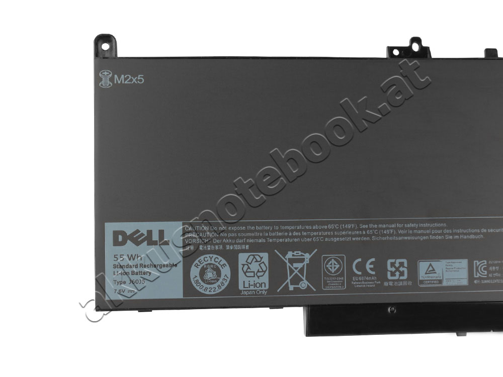 Original 7080mAh 55Wh Akku Dell Latitude 14 E7470