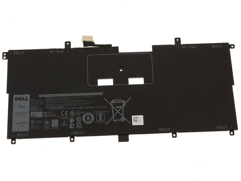 46Wh 4 Zellen Dell XPS 13 9365-4520 Akku