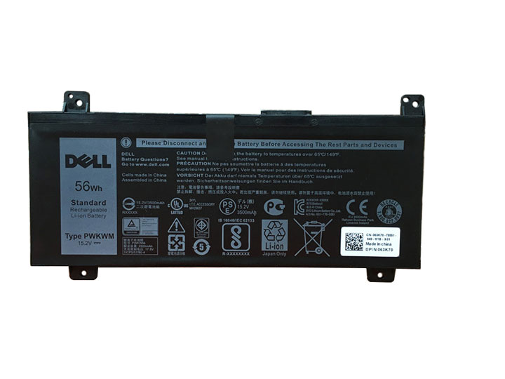 Original 56Wh 4 Zellen Dell Inspiron 14 Gaming 7467 P78G P78G001 Akku