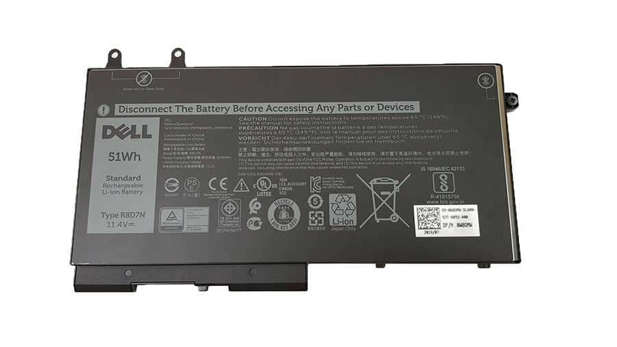 Original 4255mAh 51Wh 2 Zellen Dell Latitude 5400 P98G P98G001 Akku