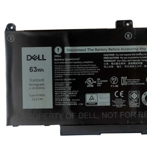 Original 4145mAh 63Wh 4 Zellen Akku für Dell Latitude 5520 P104F