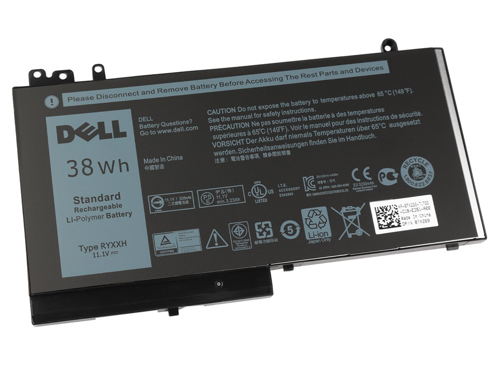 Original 38Wh 3-Zellen Dell Latitude 11 3150 P21T001 Akku