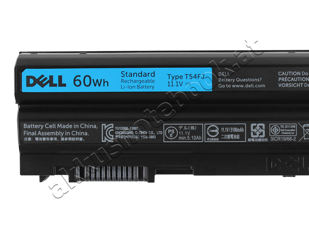 Original 5400mAh 60Wh 6 Zellen Dell 04KFGD Akku