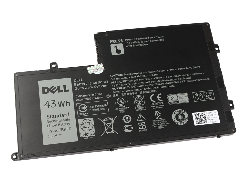 Original 43Wh 3800mAh 3 Zellen Dell Inspiron 5447 P49G P49G001 Akku