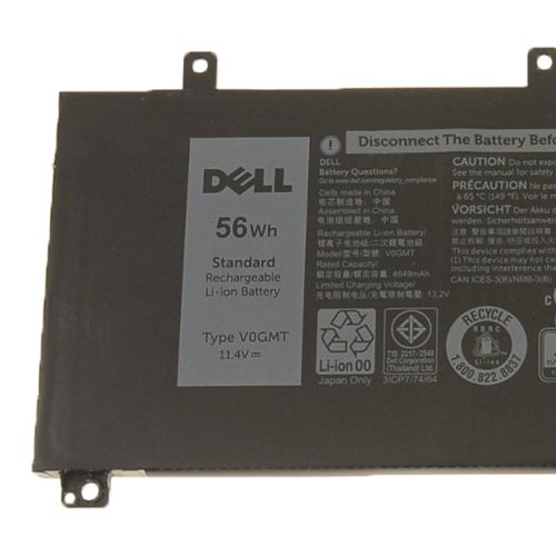 Original 11.4V 4649mAh 56Wh Akku für Dell Vostro 15 7500