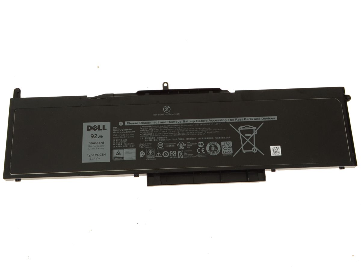 Original 7666mAh 92Wh 6 Zellen Akku Dell Latitude 15 5591 P60F002