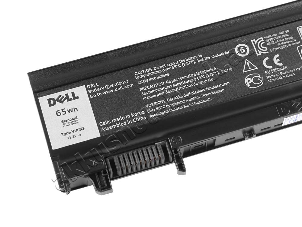 Original 5800mAh 65Wh Akku Dell 1N9C0 7W6K0 F49WX