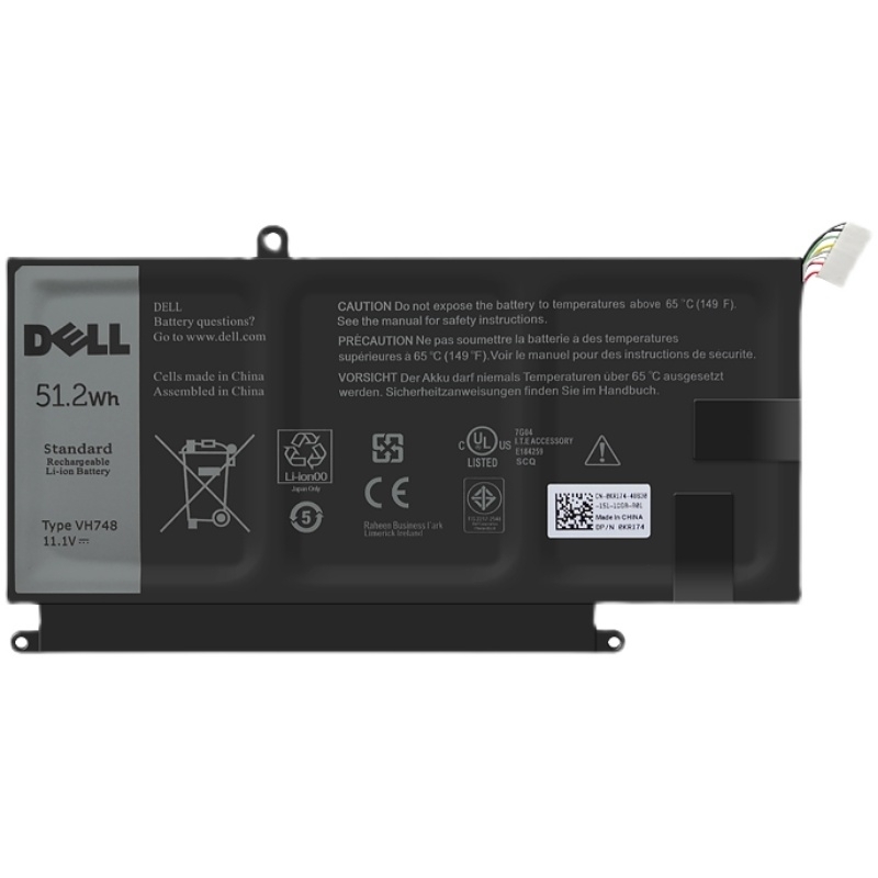 Original 6 Zellen Dell VH748 Inspiron 14 5439 Series Akku