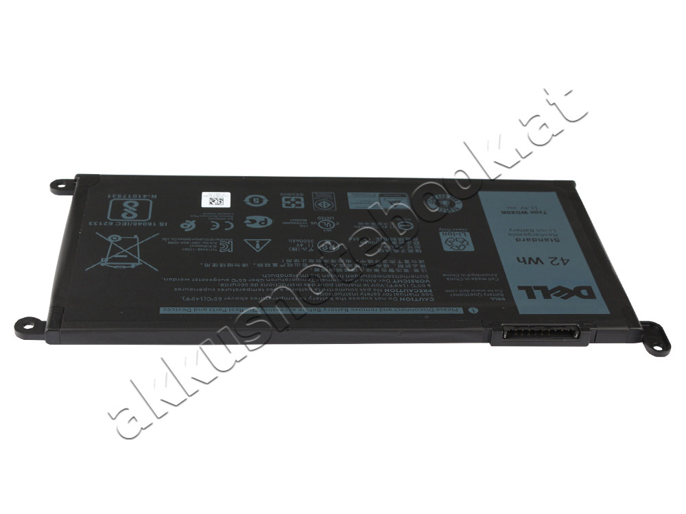 Original 3500mAh 42Wh 3-Zellen Dell Inspiron 13 5368 Akku