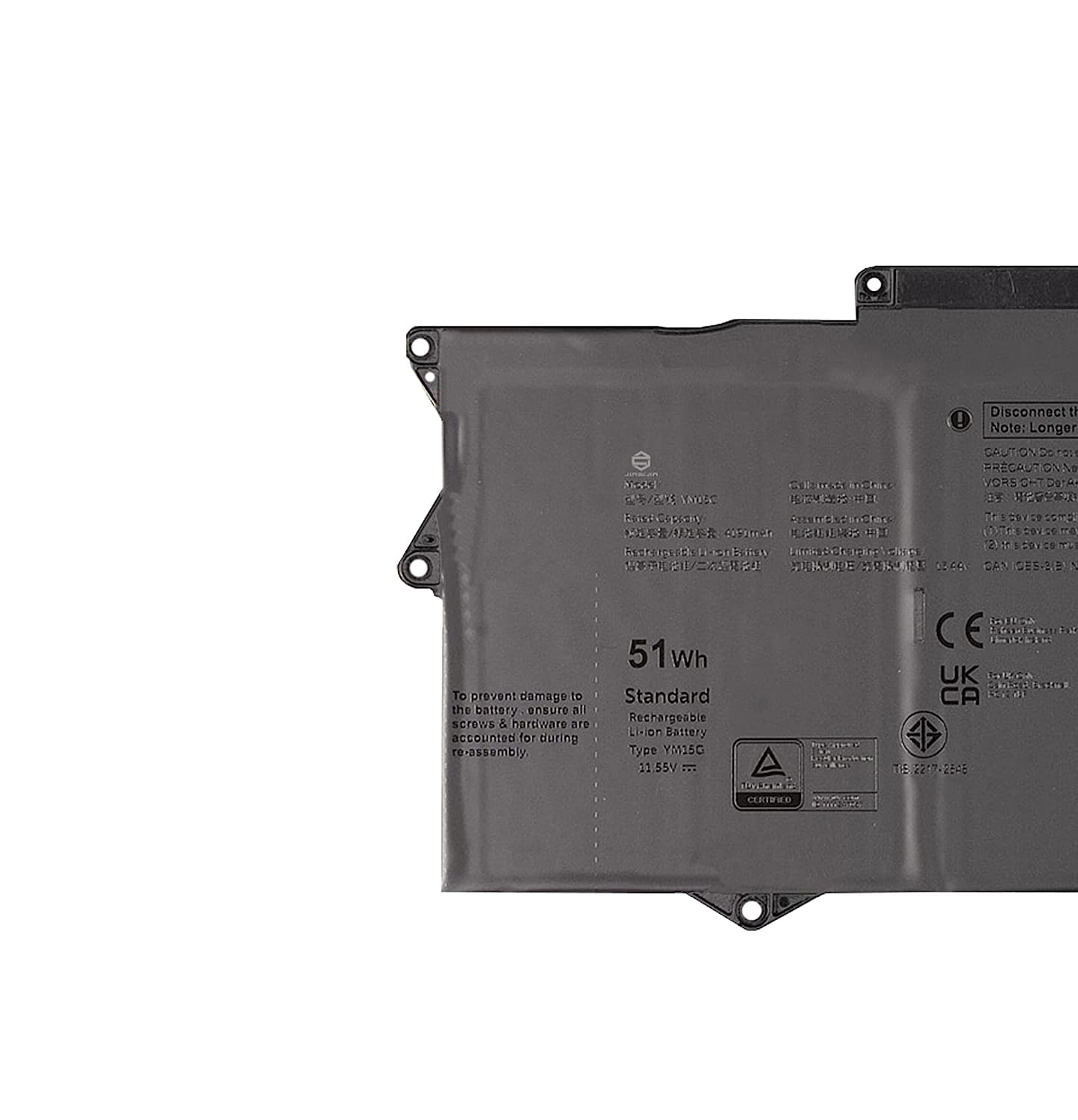 Original 4415mAh 51Wh Dell W6D4H G9FHC Akku