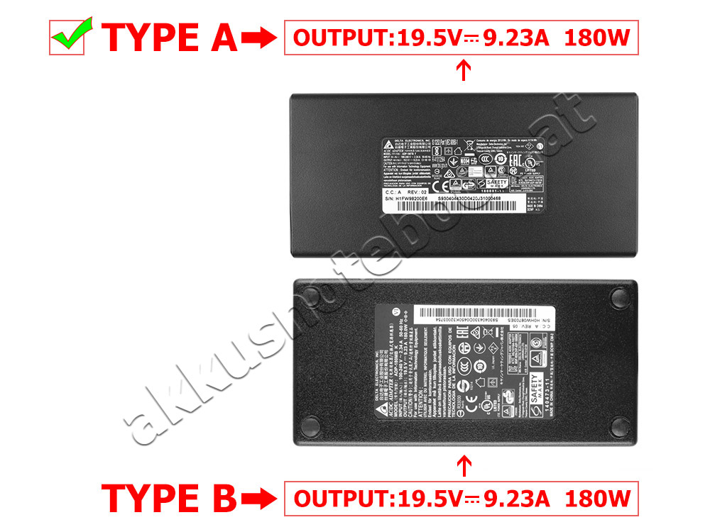 180W MSI Bravo 15 A4DD(MS-16WK) Slim Netzteil Ladegerät + Kabel