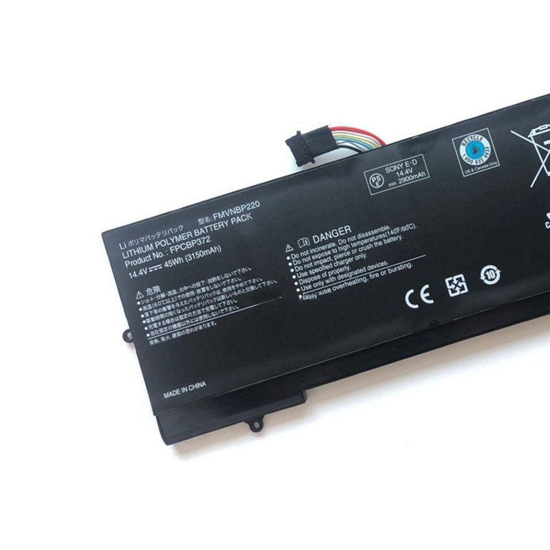 Original 3150mAh 45Wh 4-Zellen Fujitsu FPCBP372 Akku