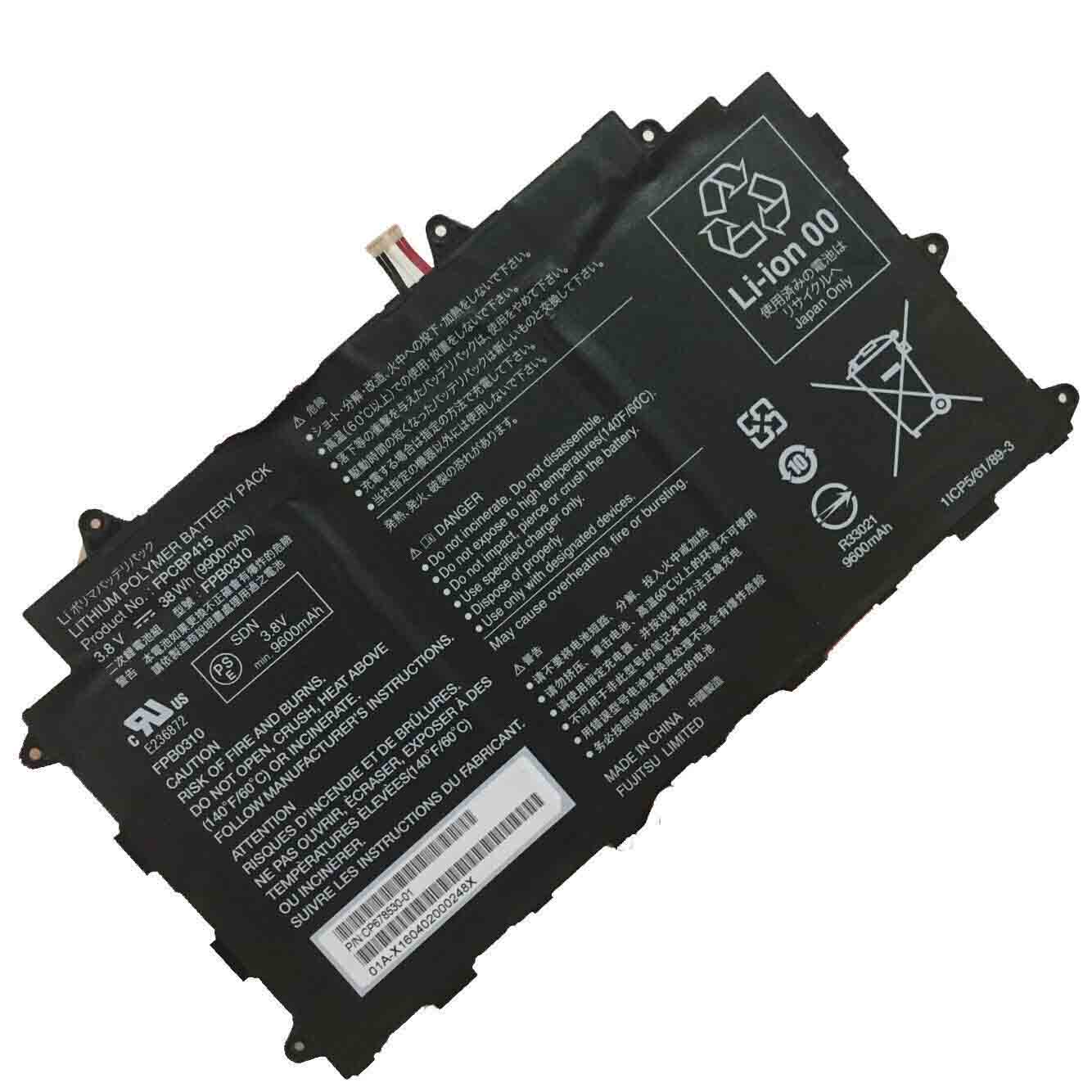 Original 9900mAh 38Wh 3-Zellen Fujitsu Arrows Tab F-02F Akku