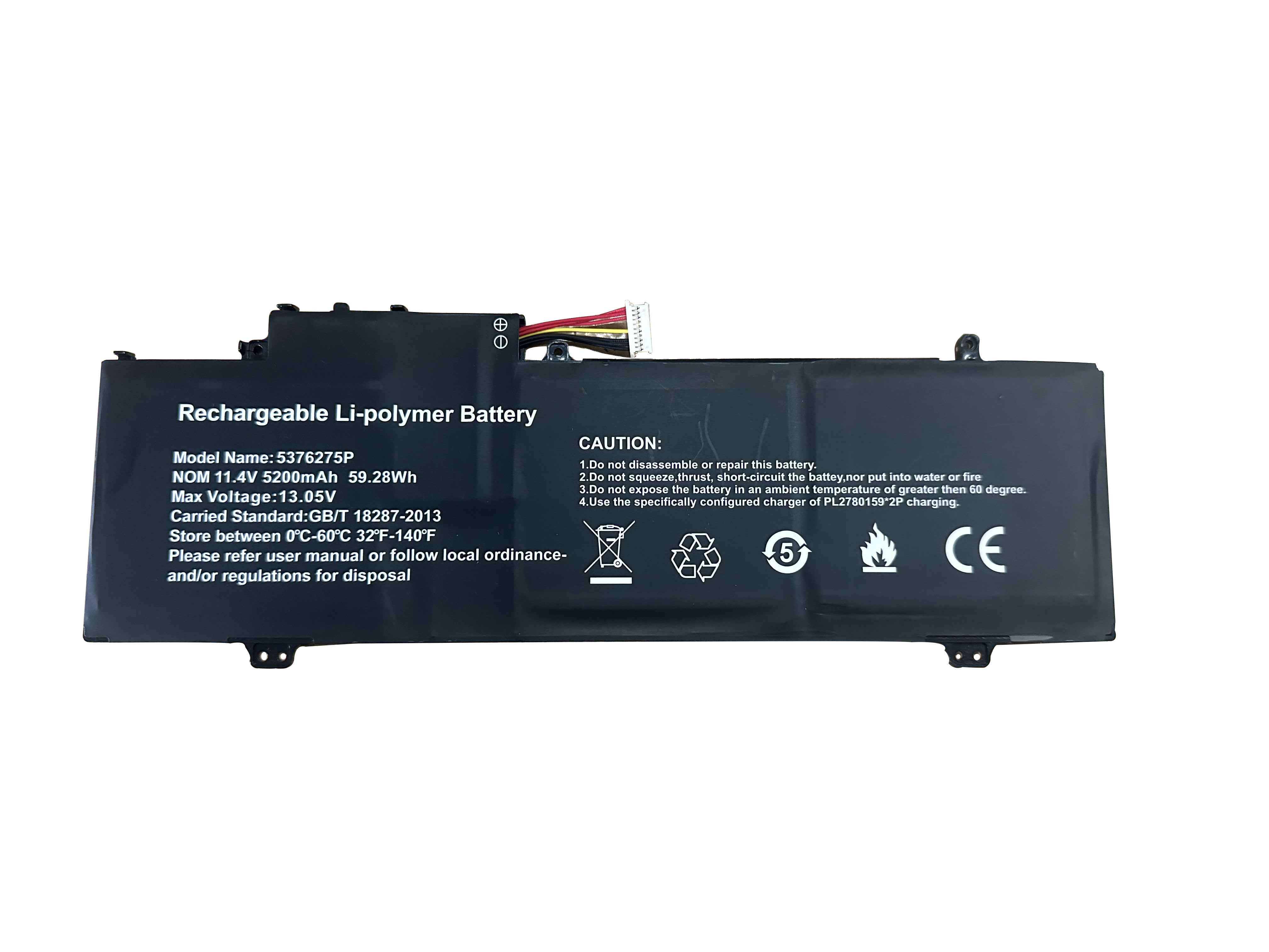 Original 5200mAh 59.28Wh 3-Zellen Gateway GWTN156-5BL GWTN156-9SL Akku