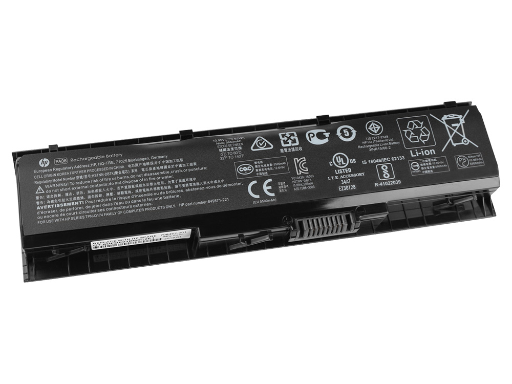 Original 5663mAh 62Wh 6 Zellen HP Pavilion 17-ab000 Akku