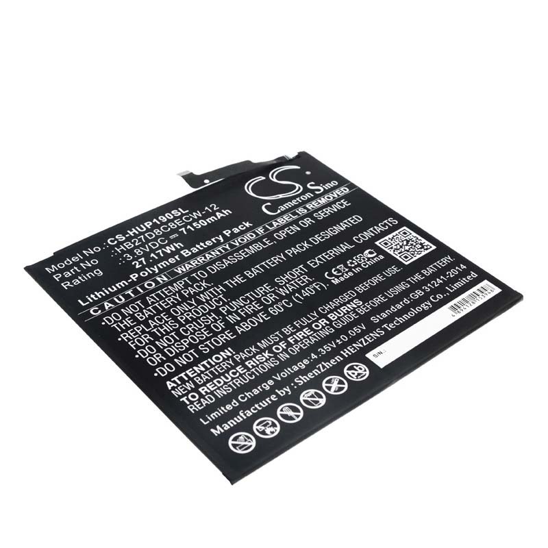 7150mAh 27.17Wh 2 Zellen Akku für Huawei HB27D8C8ECW-12