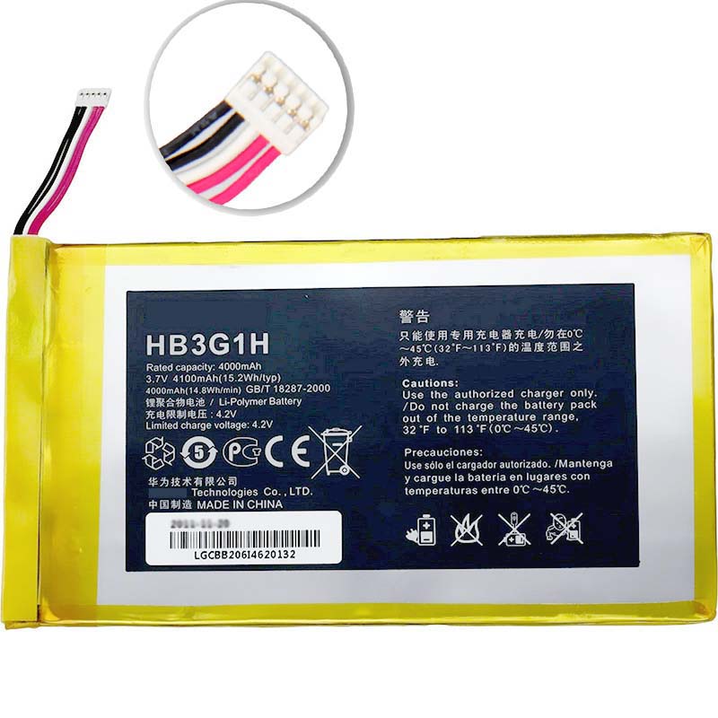 Original 4100mAh 15.2Wh 1 Zellen Akku für Huawei HB3G1 HB3G1H