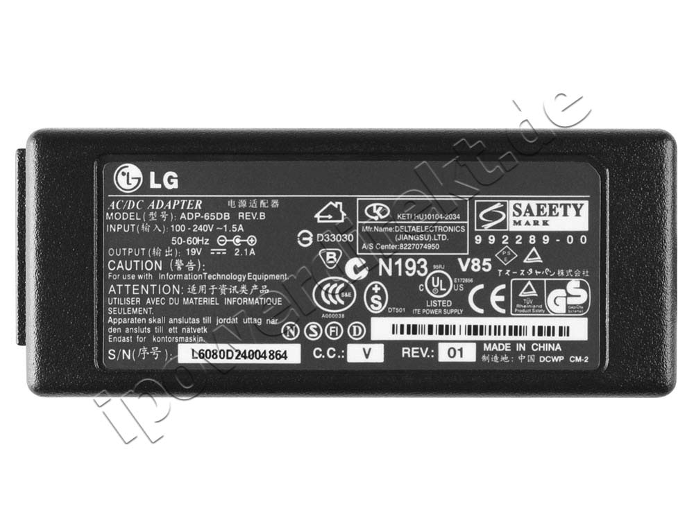 40W LG 13Z940-G.AT5SK 13Z940-G.ATS7L 13Z940-MFS5L Netzteil