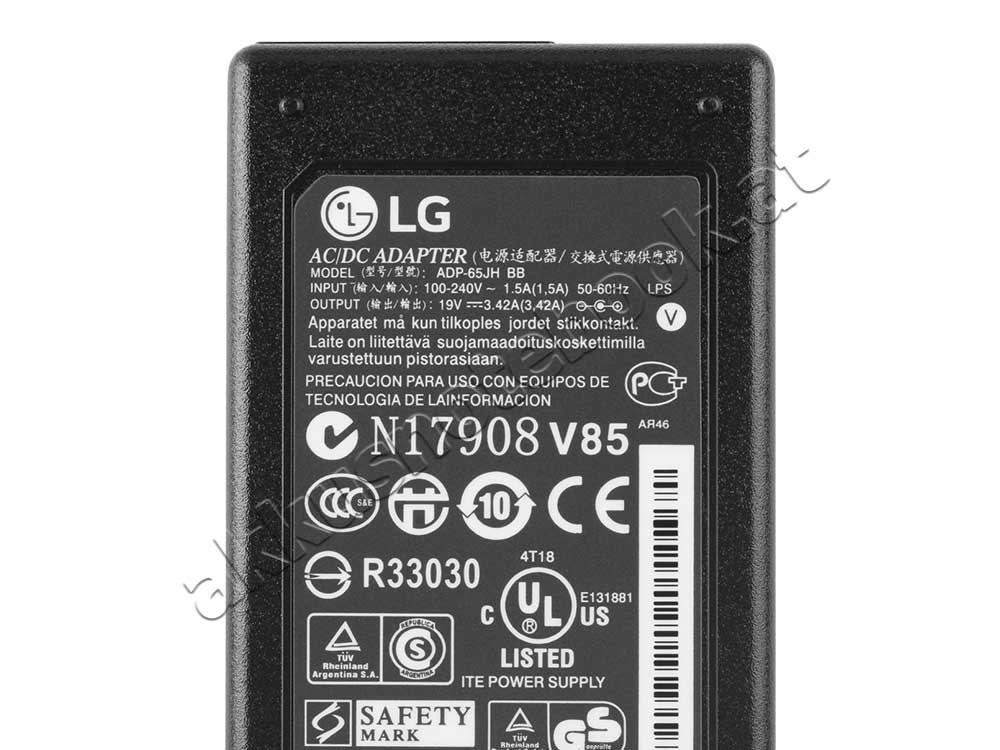 Original 65W LG PA-1650-68 D260081 EAY61231401 Netzteil