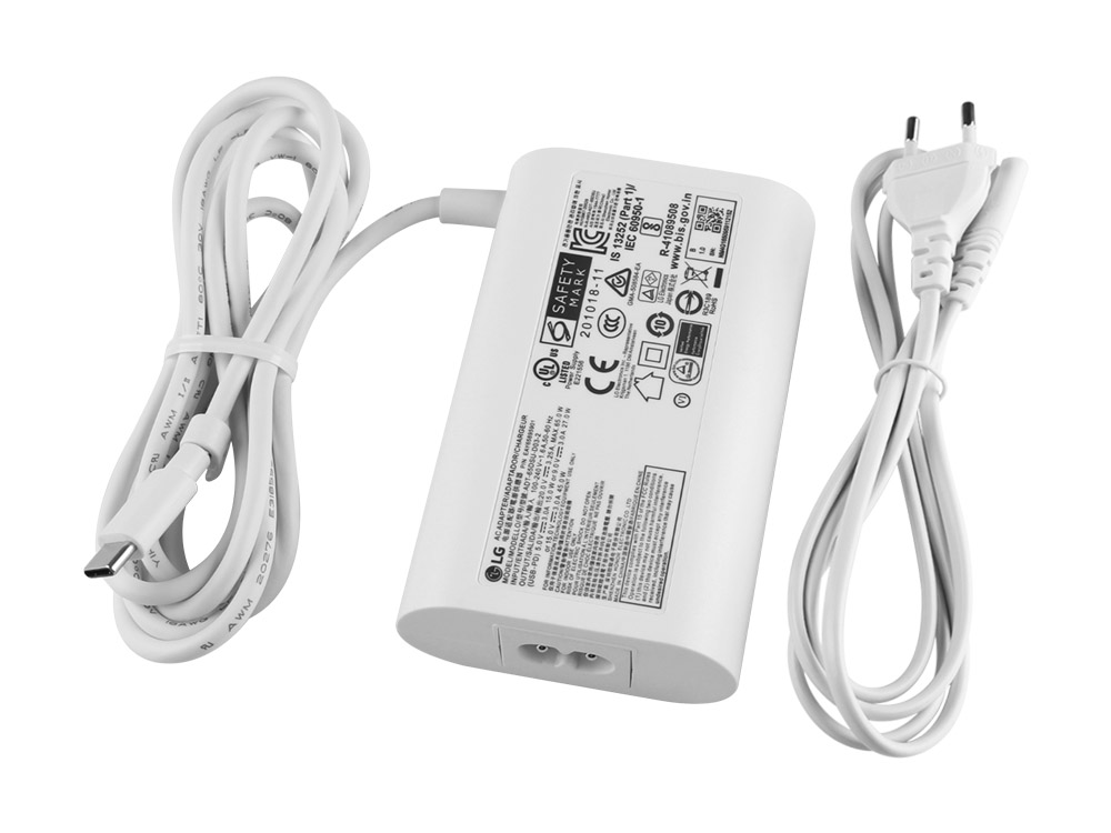 Original 65W USB-C LG Gram 15Z90P-P .ADS9U1 Netzteil Ladegerät + Kabel