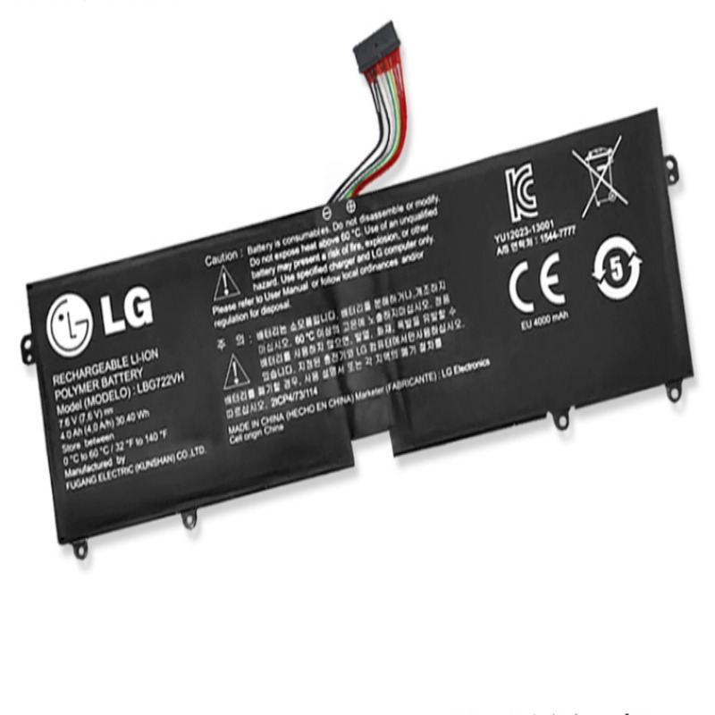 Original 4000mAh 30.4Wh 2-Zellen LG 13ZD940-L.AX10K Akku