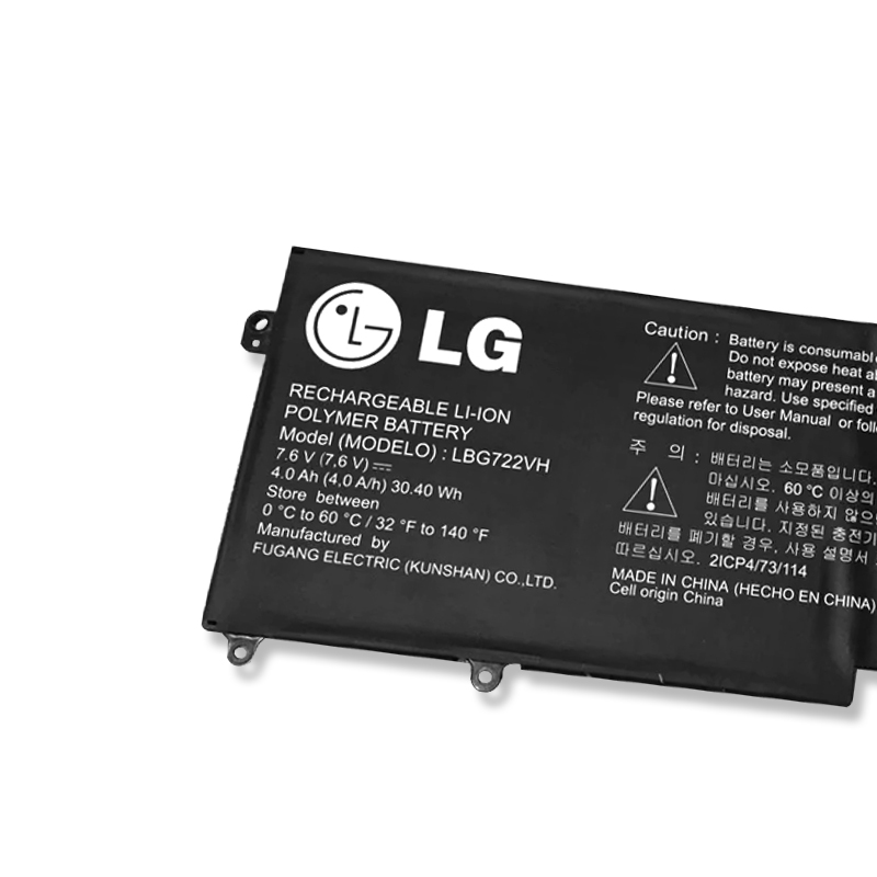 Original 4000mAh 30.4Wh 2-Zellen LG 13ZD940-L.AX10K Akku