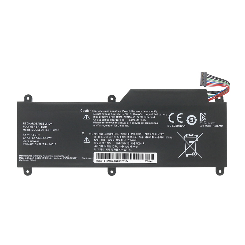 Original 6400mAh 48.64Wh LG 15U530-G.AK5SAD Akku