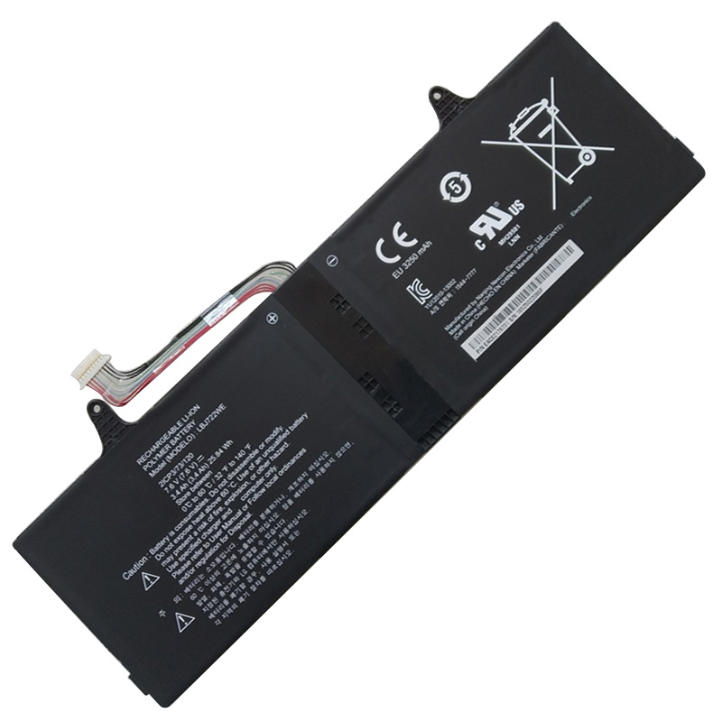 Original 3400mAh 25.84Wh 2-Zellen LG 15U340 Akku