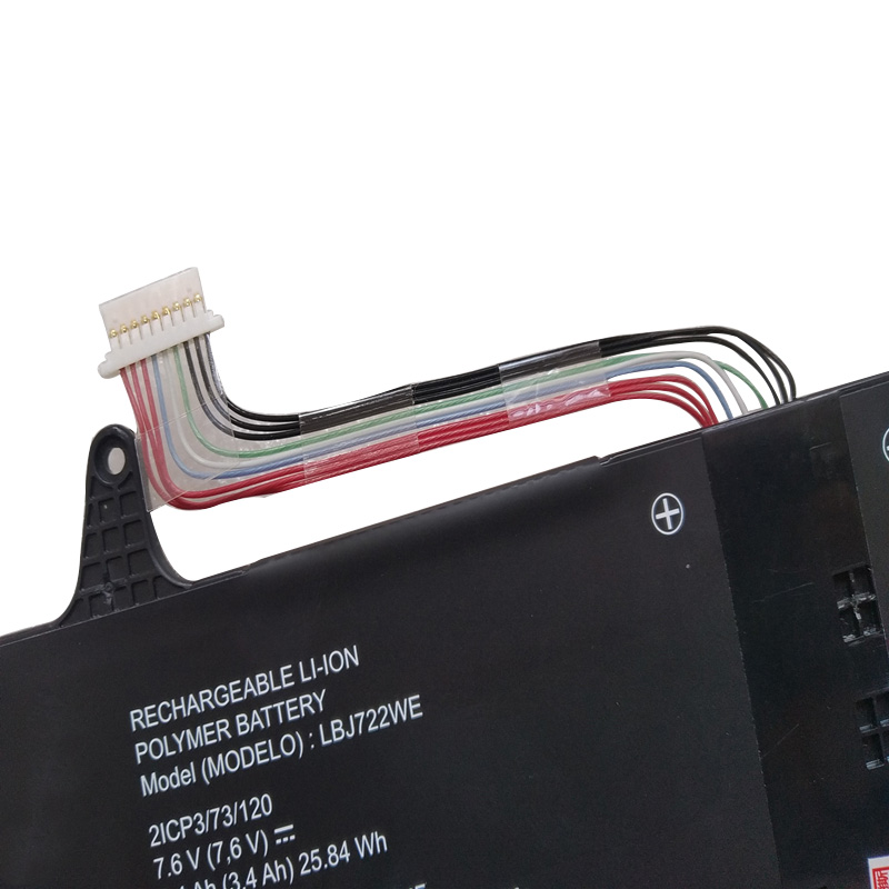 Original 3400mAh 25.84Wh 2-Zellen LG 15U340-L.AT1HK Akku