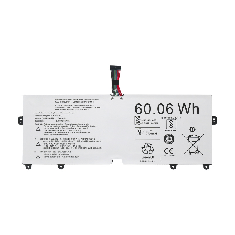 Original 7800mAh 60.06Wh 4-Zellen LG Gram 14Z970-A.AAS7U1 Akku