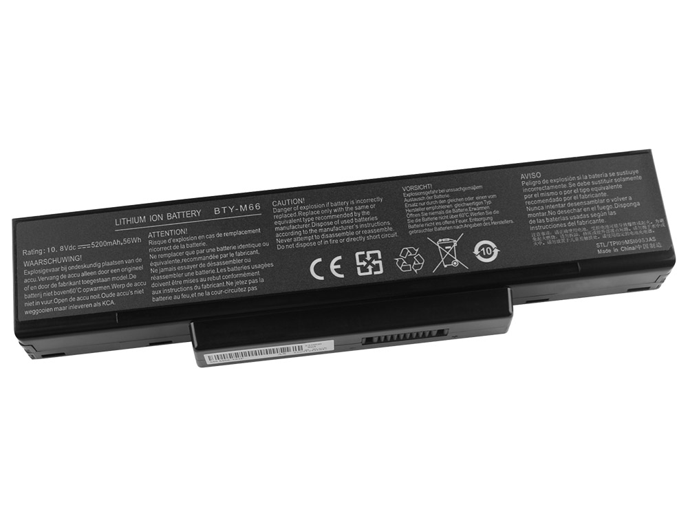 4800mAh 6 Zellen Asus F3SG Akku