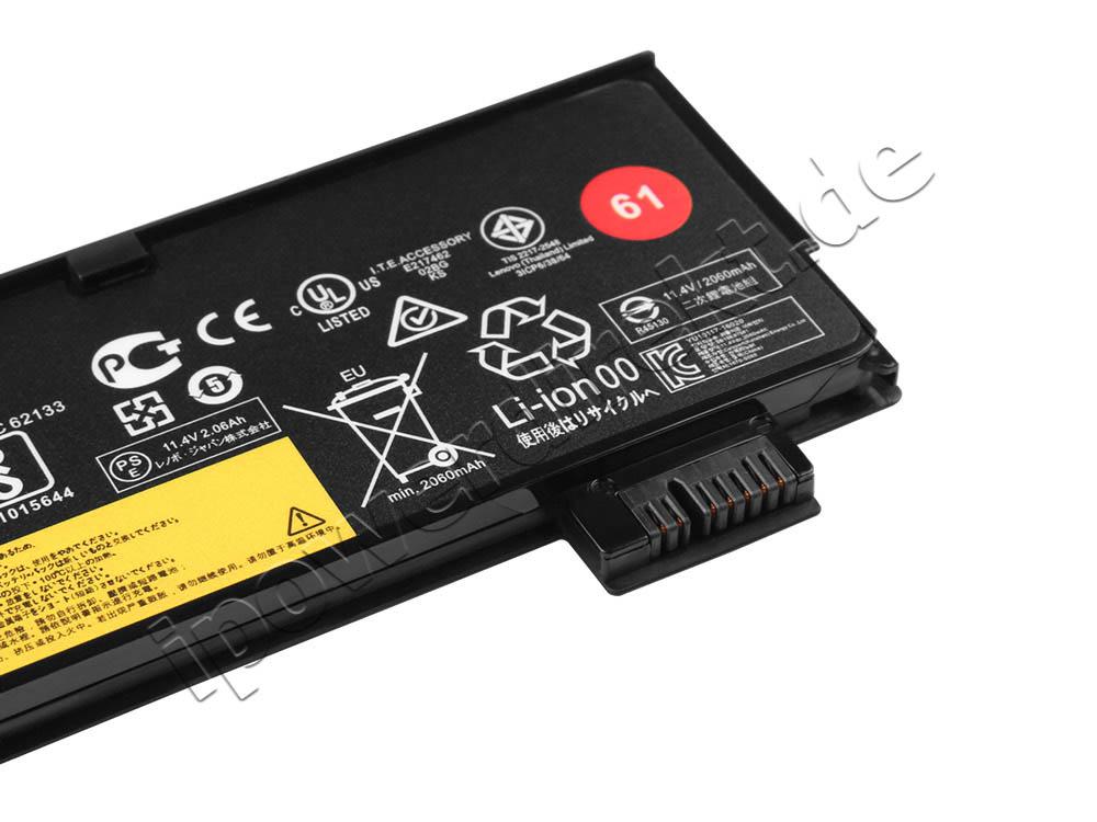 Original 2100mAh 24Wh 3-Zellen Lenovo 4X50M08810 Akku