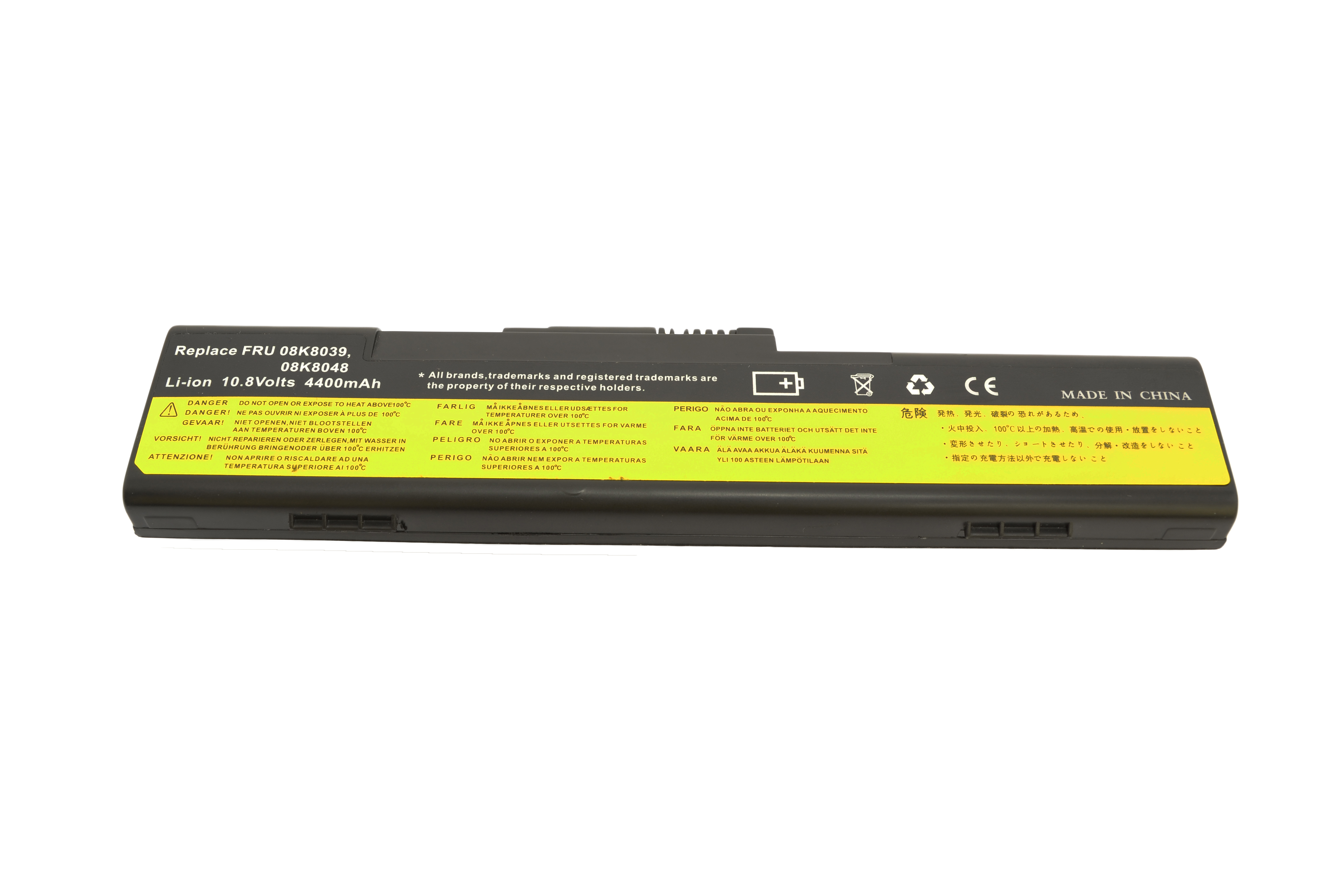 48Wh 4400mAh 6 Zellen Akku für Lenovo ThinkPad X30 2885