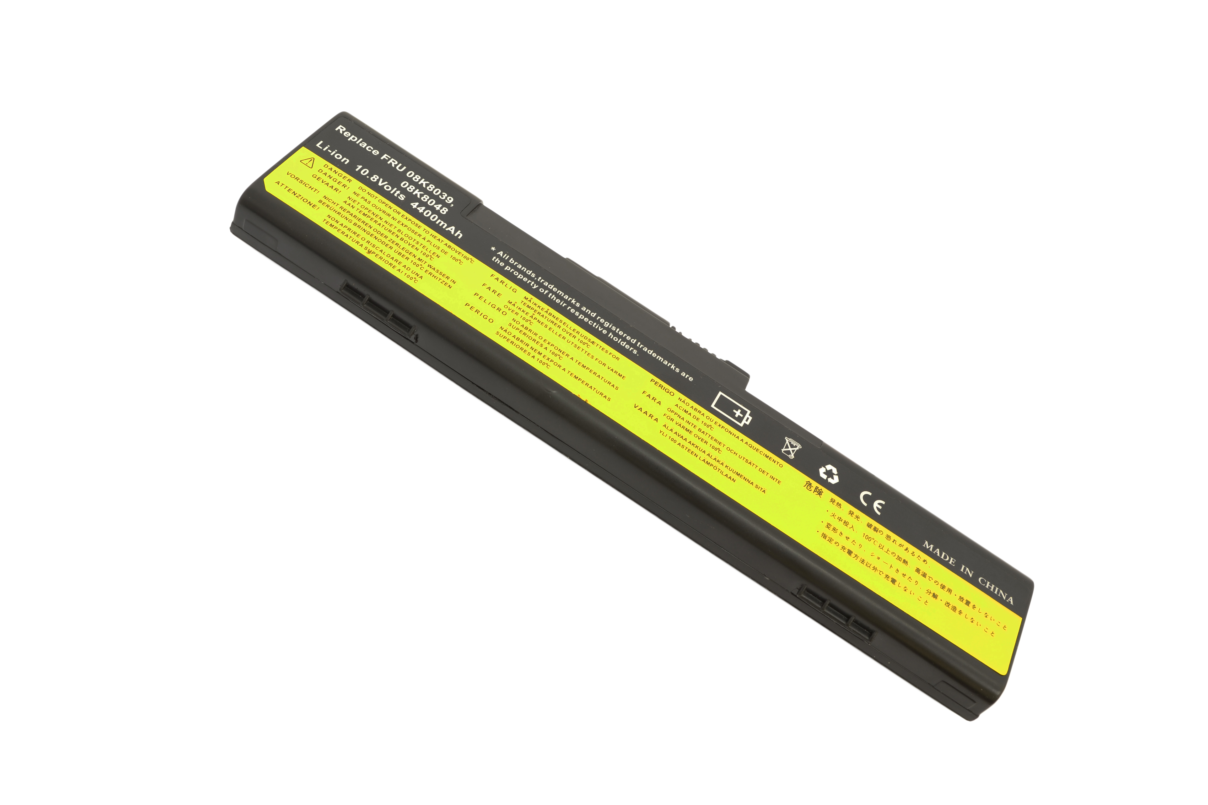 48Wh 4400mAh 6 Zellen Akku für Lenovo 02K7039 92P1097 08K8048