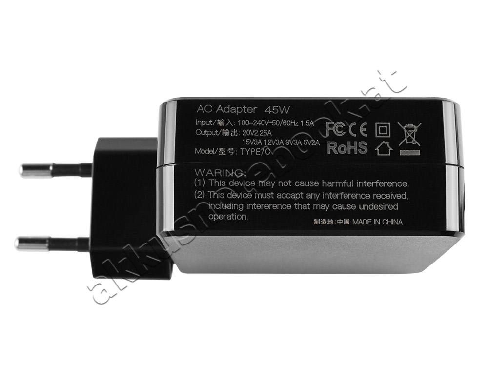 45W USB-C Acer Swift SF713-51-M8MF Netzteil Ladegerät