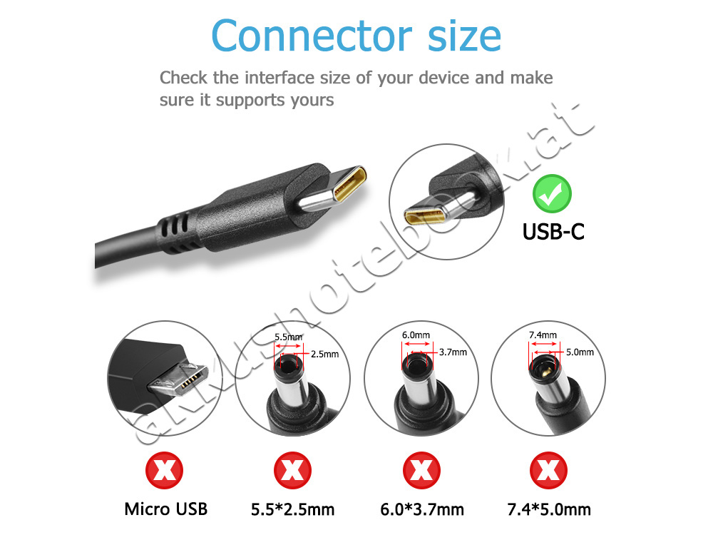 65W USB-C Samsung Galaxy Book2 Pro NP930XED Netzteil Ladegerät + Kabel